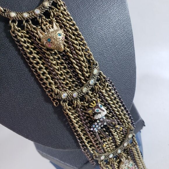 Betsey Johnson vintage chain Critters necklace - Picture 4 of 7